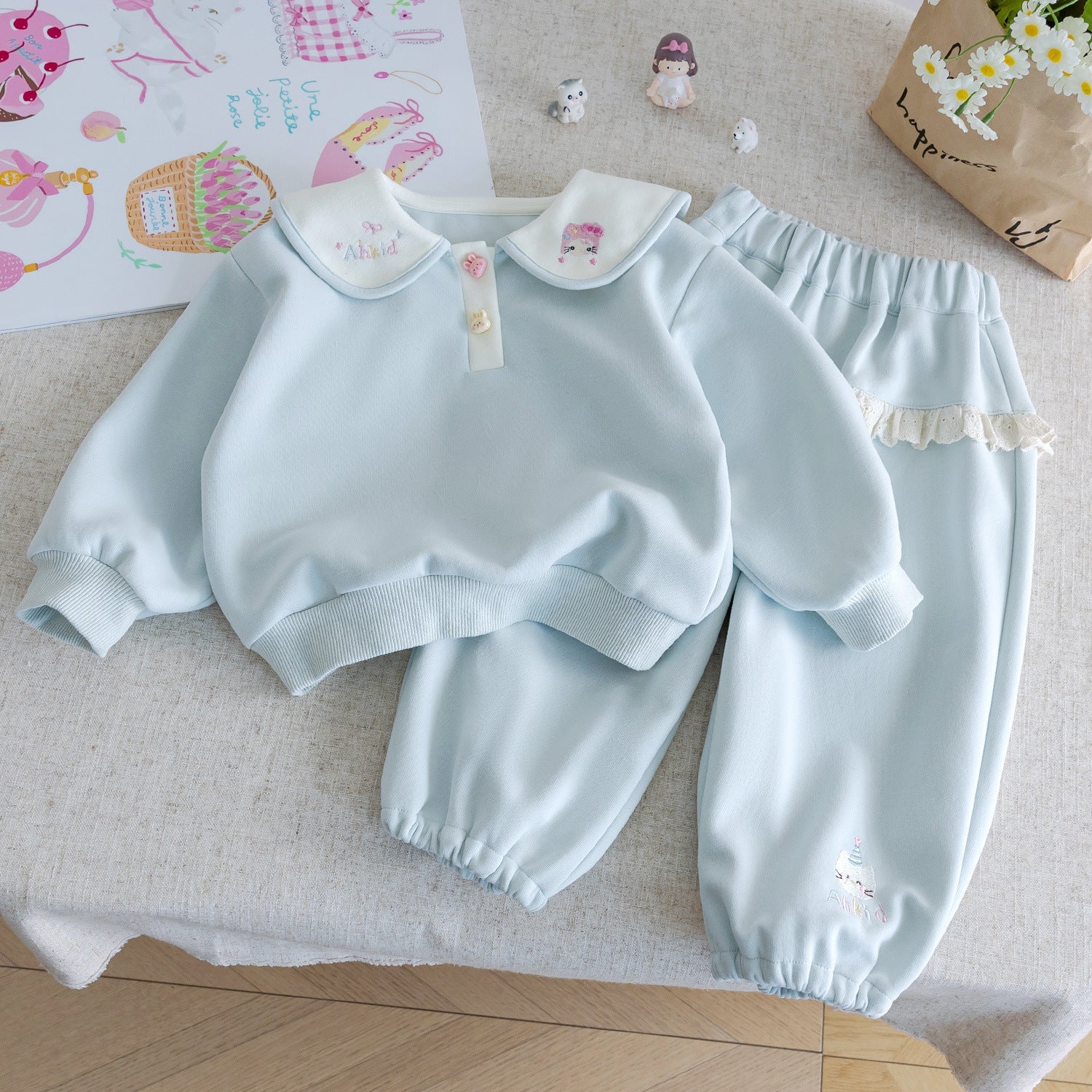 Girls Sweater Two-Piece Set – Spring Autumn Outfit – Outfit Sets – Image 6