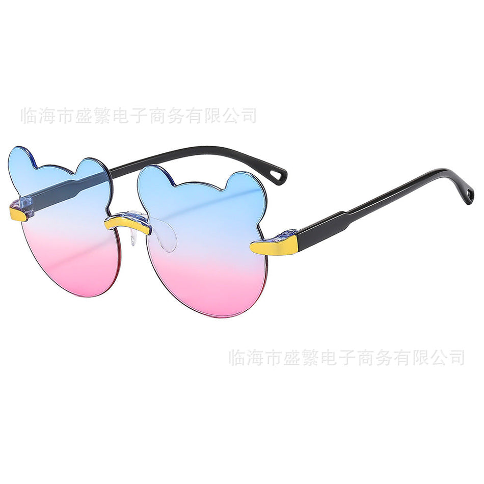 Cute Bear Kids Anti-UV Sunglasses for Boys & Girls
