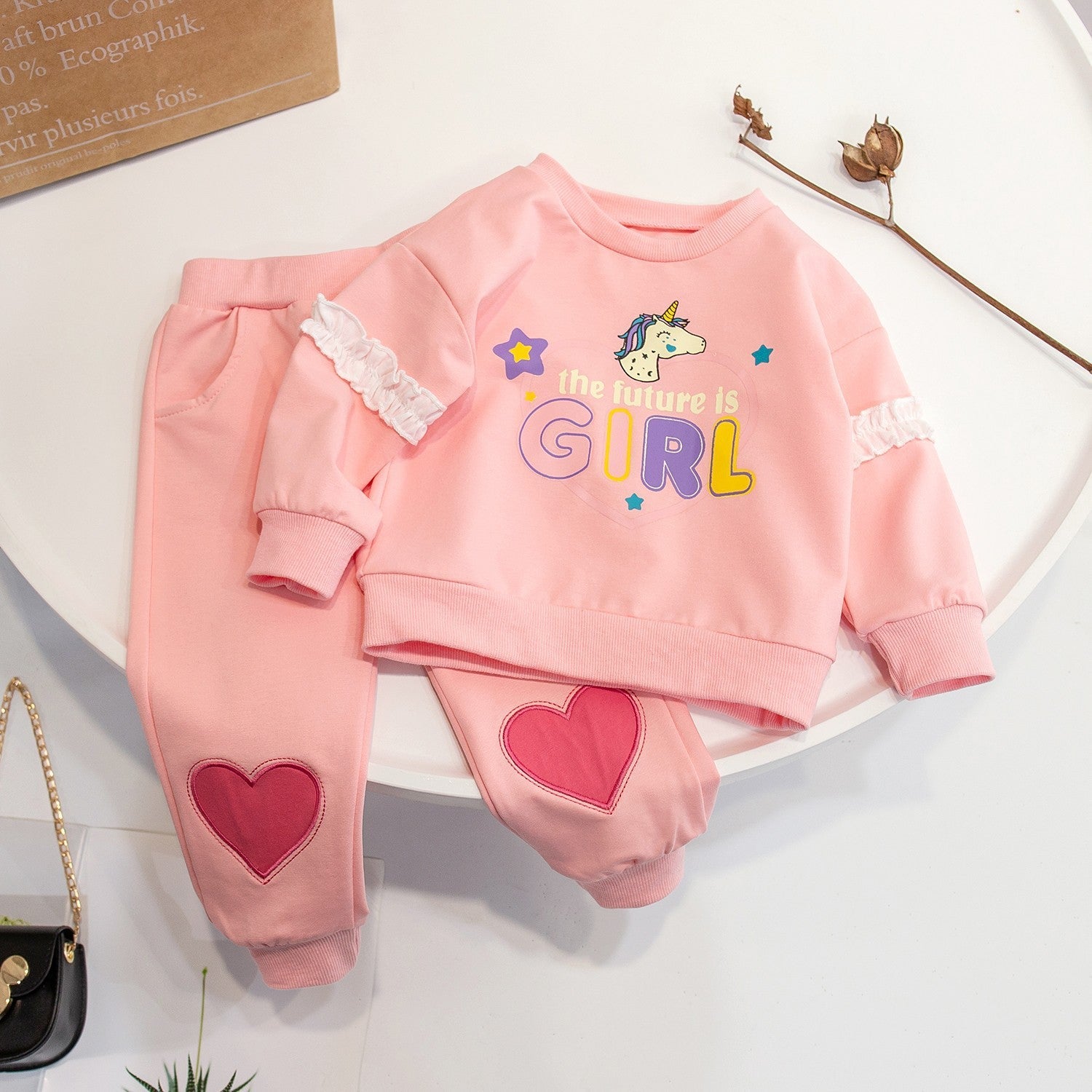 Baby Girls Sports Sweatshirt & Pants Set Autumn – Baby & Children's Outfits – Image 7