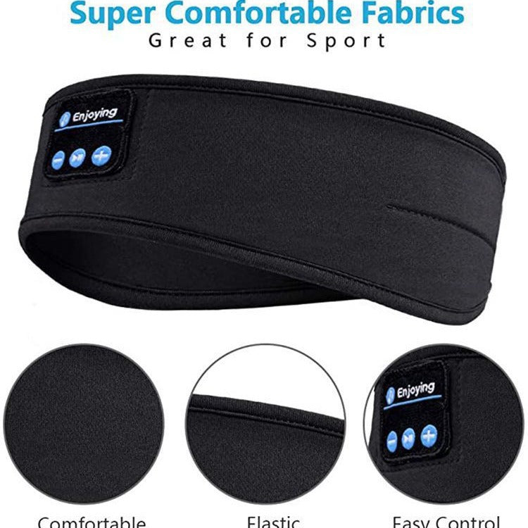 Bluetooth Sleep Headset Headband with Built-In Music