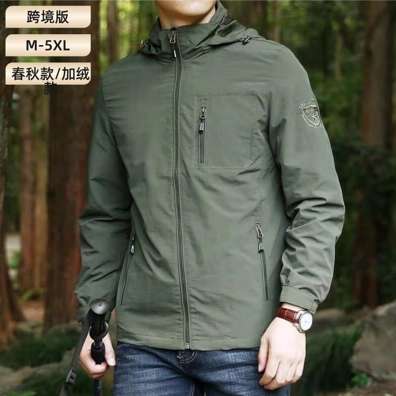 Men’s Spring & Autumn Multi-Pocket Work Jacket