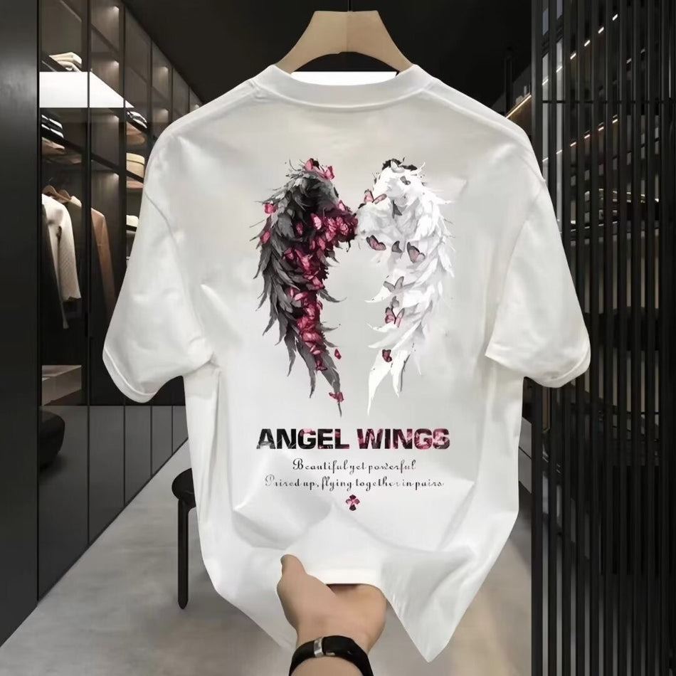 Explosion Print Cotton T-Shirt – Bold & Stylish Men's Tee