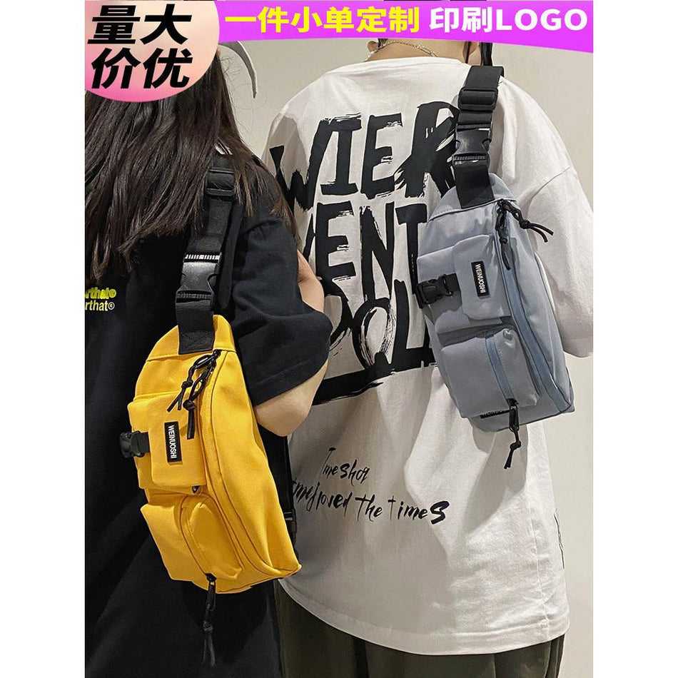 Unisex Sports Chest Bag – Lightweight Multi-Pocket Travel Bag