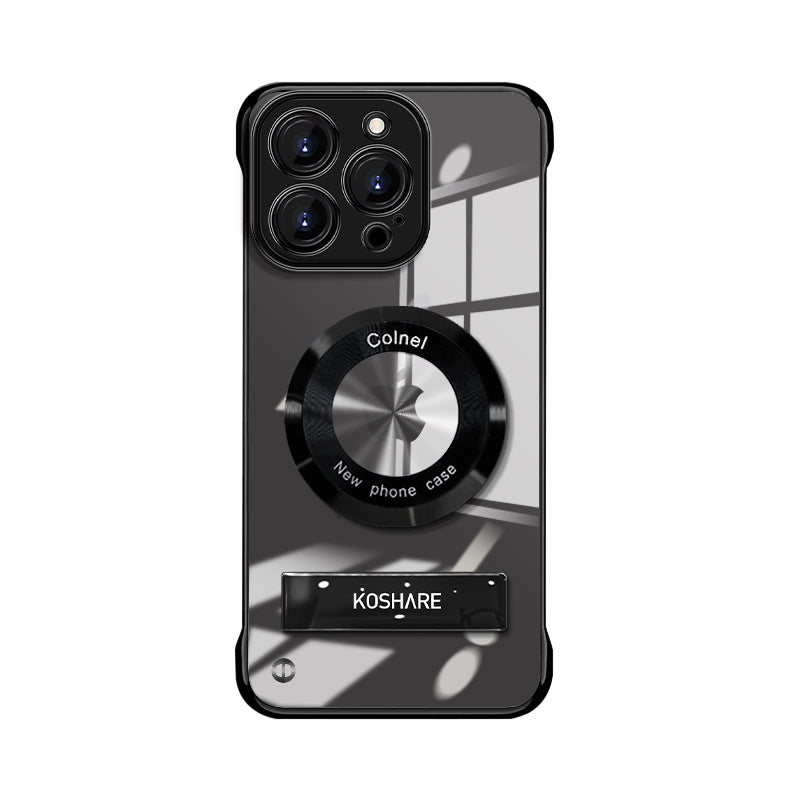 Clear Borderless Stand Case – iPhone 13 to 16 Pro