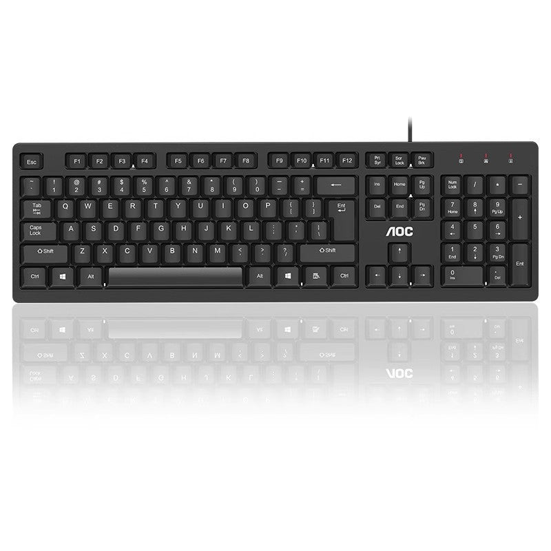 AOC KB161 USB Wired Keyboard – Slim & Universal Fit