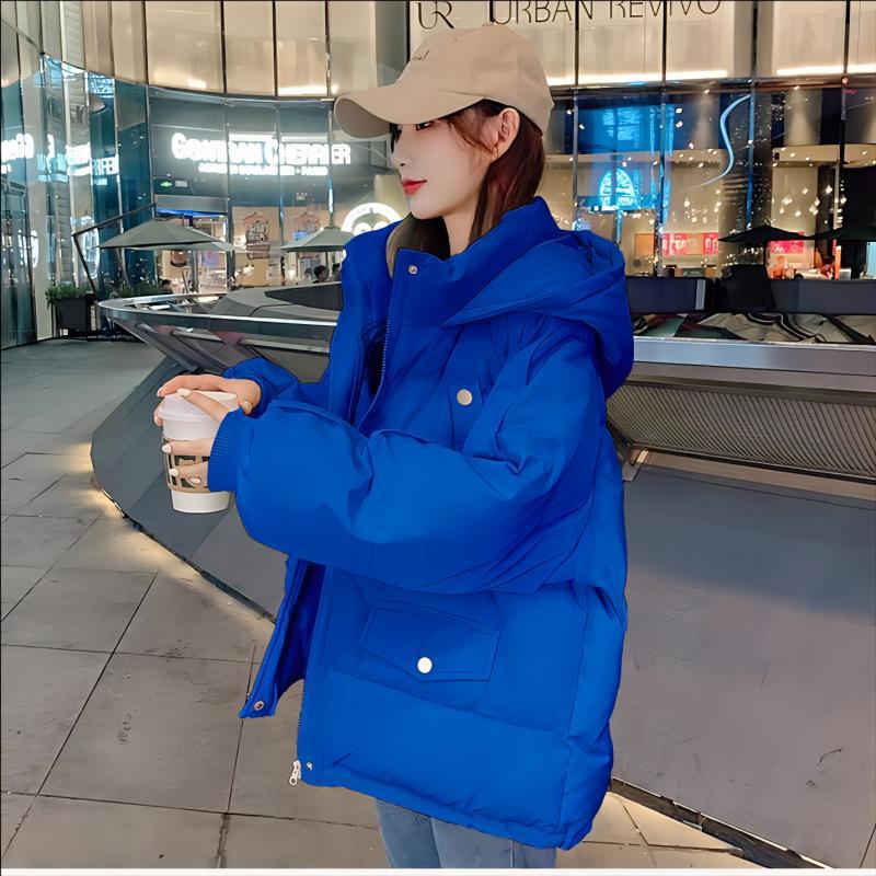 INSTOCK- Korean Short Hooded Down Jacket
