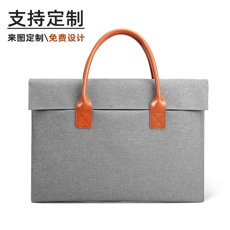Fashionable Women’s PU Satchel A4 Document Exhibition Bag