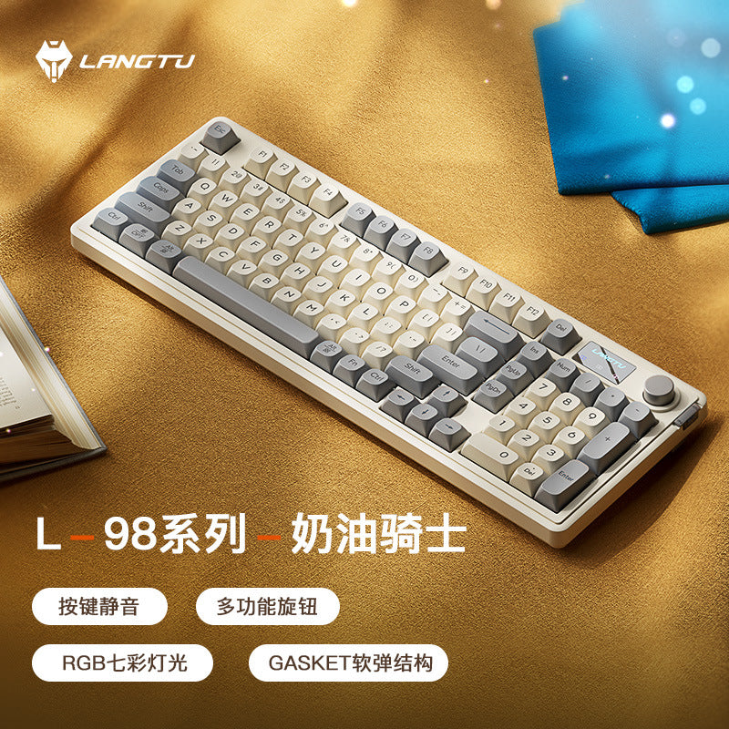 Langtu L98 RGB Wired Keyboard – 3 Modes, Stylish Design