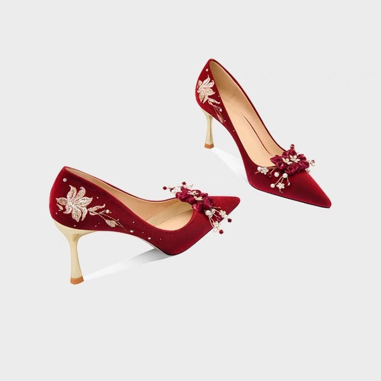 Red Bridal High-Heel