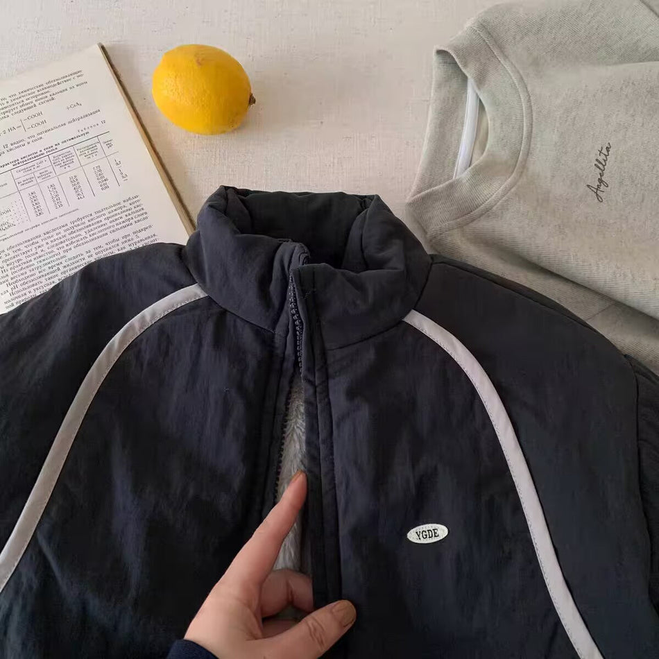Boys’ Japanese-Style Warm Cotton Jacket