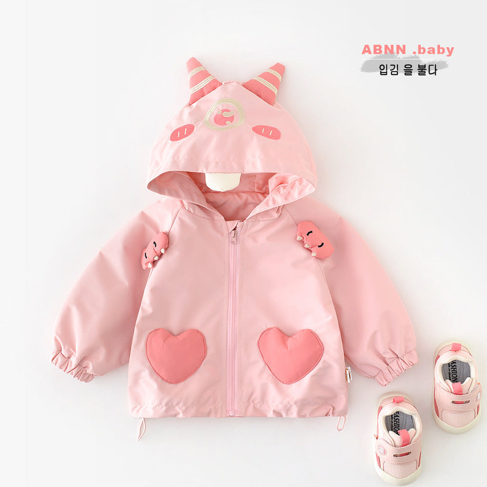 Baby Girl Hooded Jacket Korean Style 2025