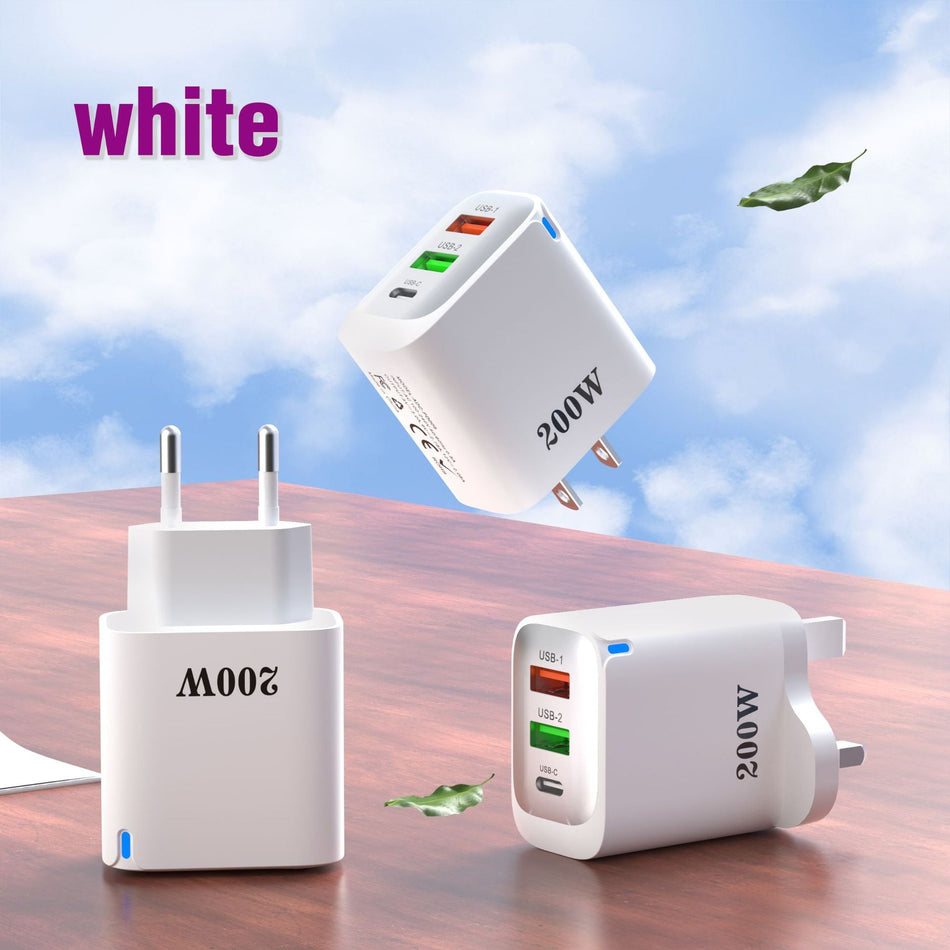 Universal Multi-Port Fast Charger – EU/IN/AU Compatible