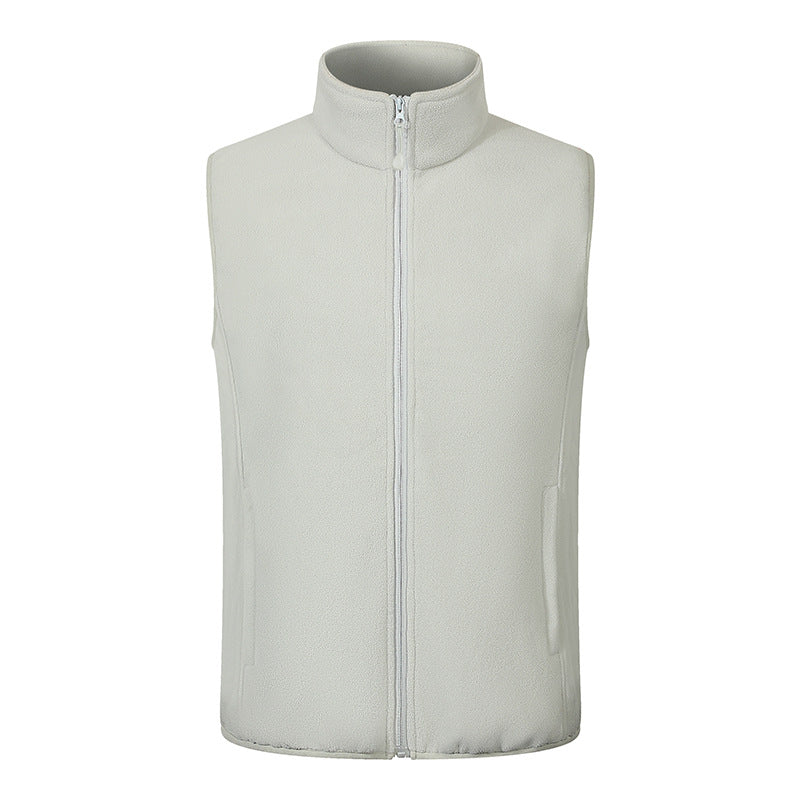 Custom Polar Fleece Vest Autumn Winter Corporate Education