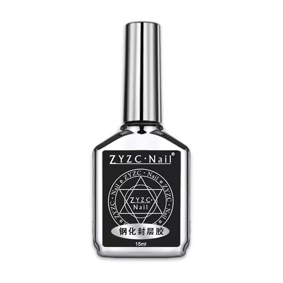 ZYZC Frosted Tempered Base & Seal Nail Adhesive
