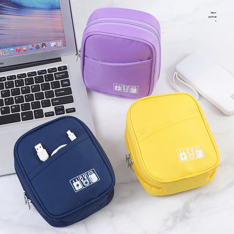Multi-Function Electronic Accessories Storage Bag – Cable &