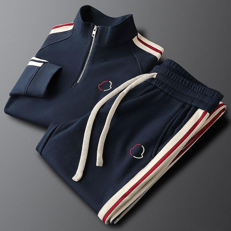 STOCK-Men’s Side-Striped Casual Sports Suit – Spring & Autumn