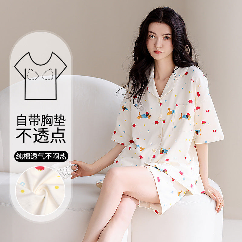 100% Cotton Summer Pajama Set
