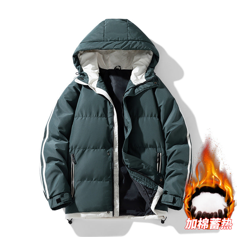 Men’s 2026 Hooded Cotton Coat Autumn Winter Casual Loose