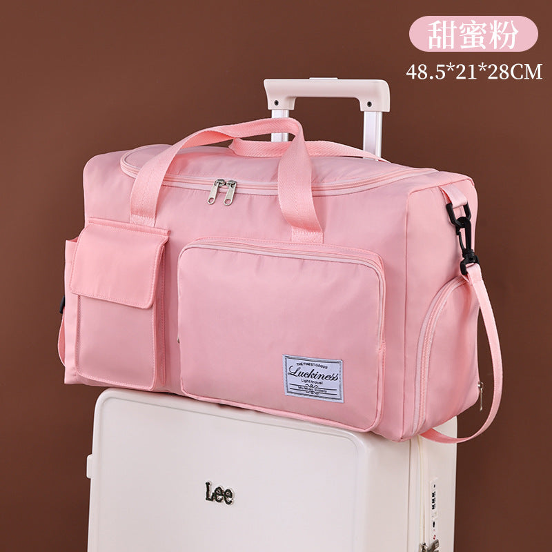 New large-capacity portable shoulder strap travel bag
