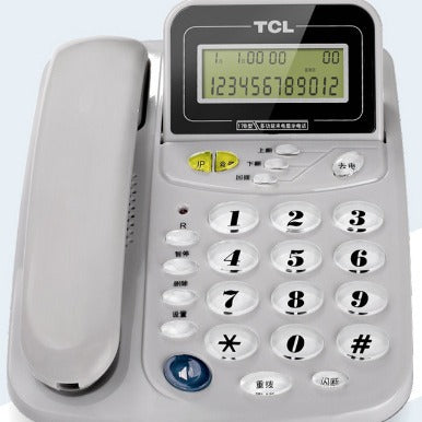 TCL Caller ID Landline Phone – Flip Screen, Battery-Free