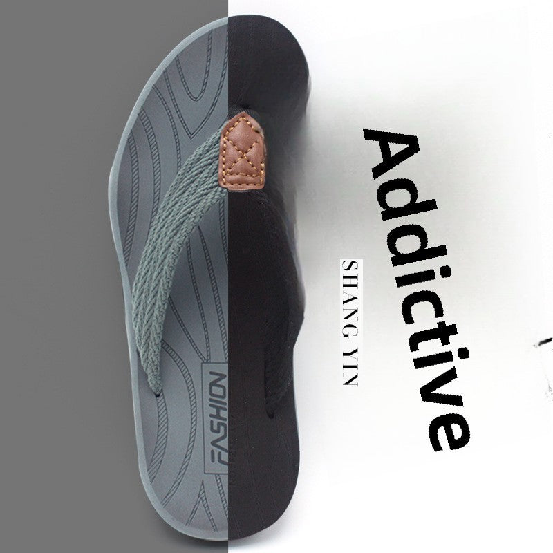Men’s EVA Flip-Flops – One-Piece Outdoor Beach Slippers