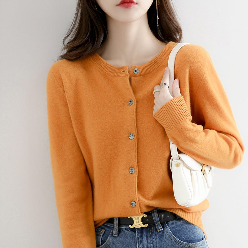 Korean Autumn Long Sleeve Knit Top