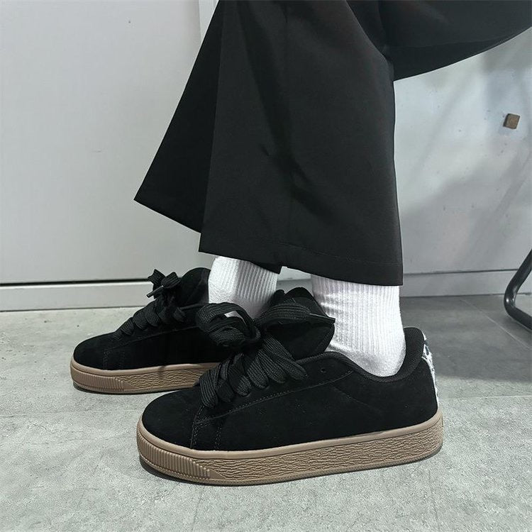Black Board Shoes – Hong Kong Style Spring Fashion