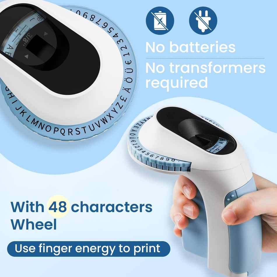 DIY Manual Ribbon & Label Maker – Portable Household Edition