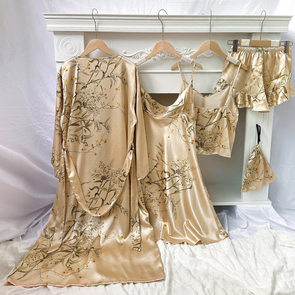 INSTOCK-5-Piece Cherry Pajama Set – Cute & Comfy Nightwear