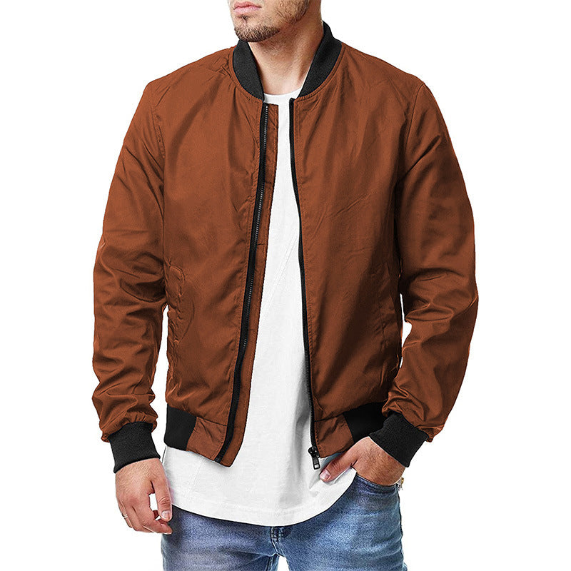 Men’s Aviator Zipper Jacket Large Size
