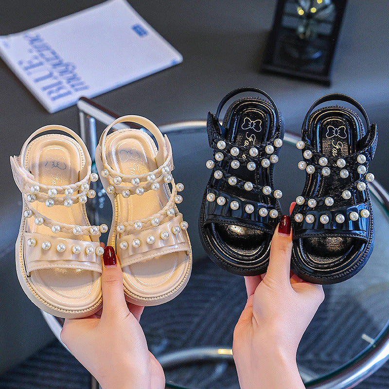 INSTOCK-Girls’ Pearl Sandals