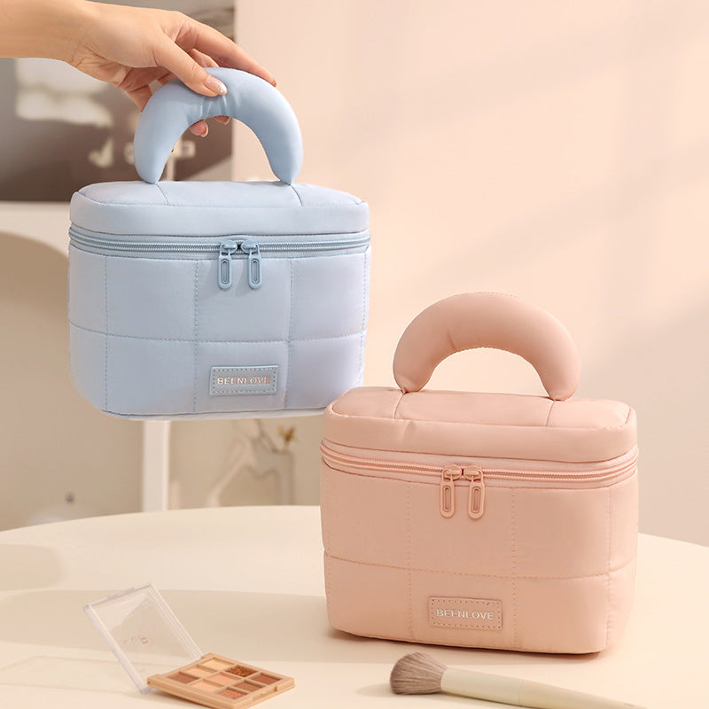 Cloud-Covered Portable Cosmetic Bag