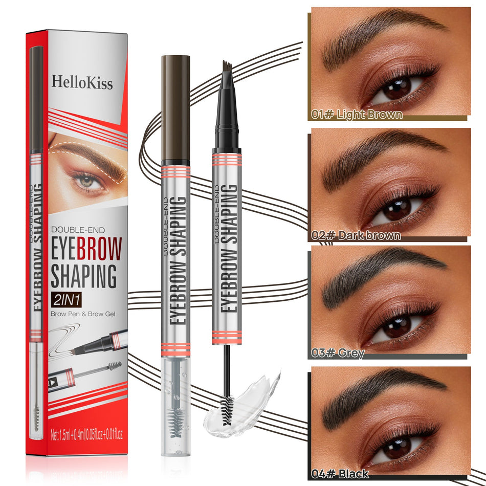 Hellokiss Double-Head Liquid Eyebrow Pencil & Gel