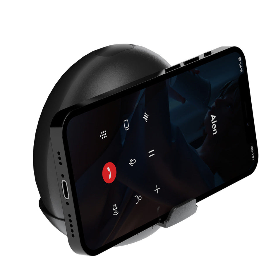 Bluetooth Speaker with Clock, Thermometer & Stand