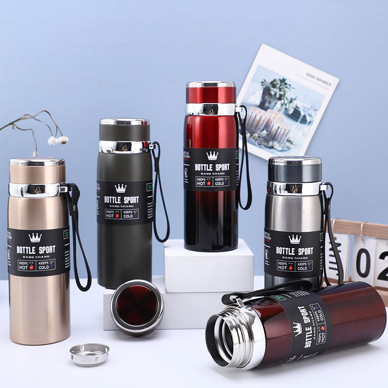 316 Stainless Steel Double-Layer Vacuum Sports Bottle