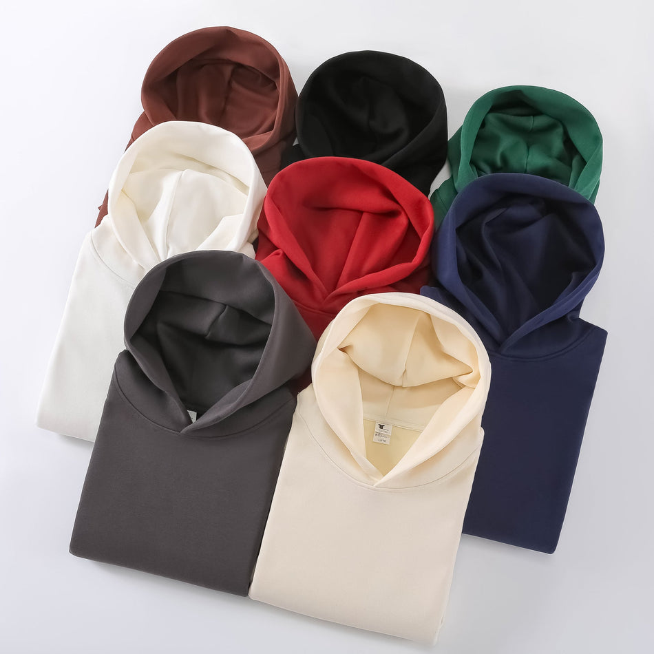 Men’s Plus Velvet Hoodie | Autumn Winter Heavyweight Jacket