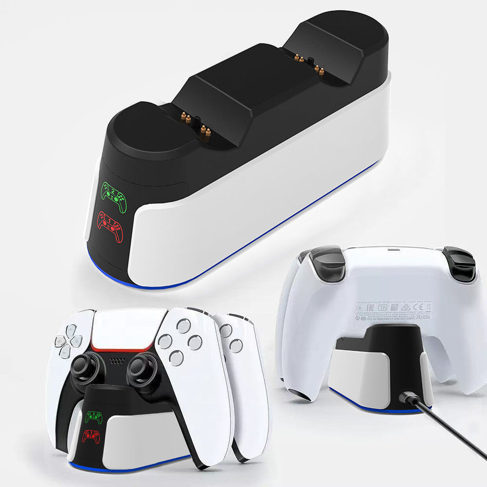 PS5 Charger 2025 | Dual Handle Fast Charging Dock