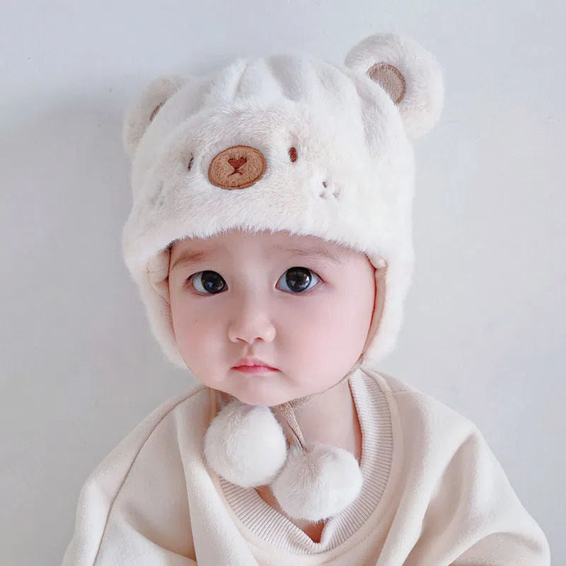Baby Winter Hat – Thickened Fluffy Ear Protection Cap