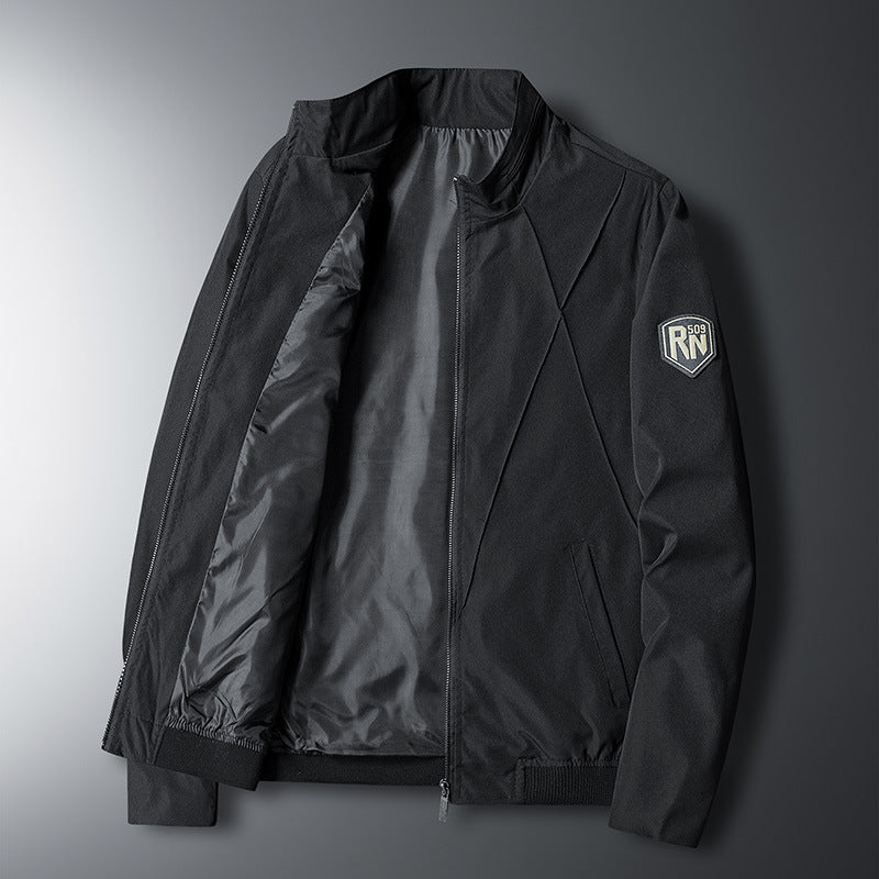STOCK-Men’s Casual Spring & Autumn Jacket – Trendy Youth Top