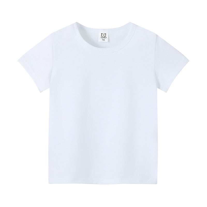 Kids Plain Cotton Summer T-Shirt – Wholesale & Printing
