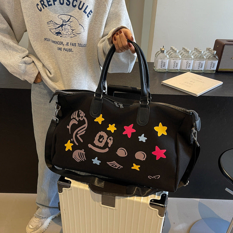 Women’s Korean-Style Large-Capacity Travel & Fitness Bag