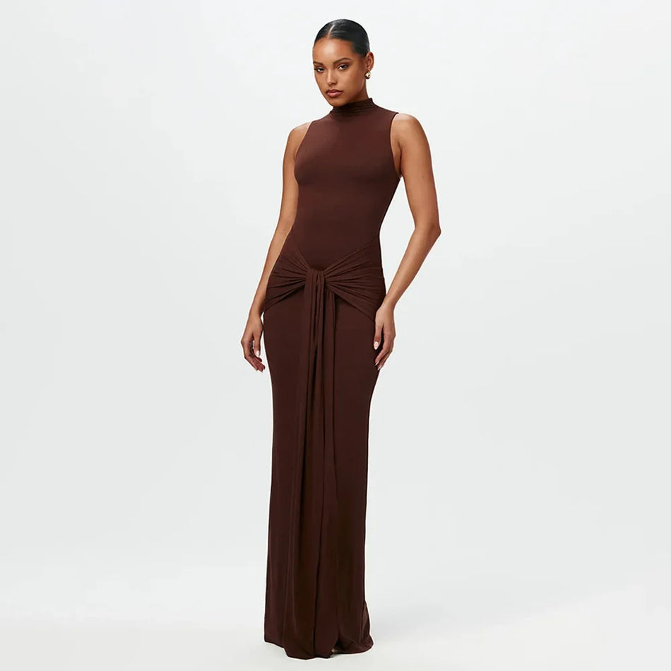 INSTOCK-Sleeveless Slim Fit Hip Dress