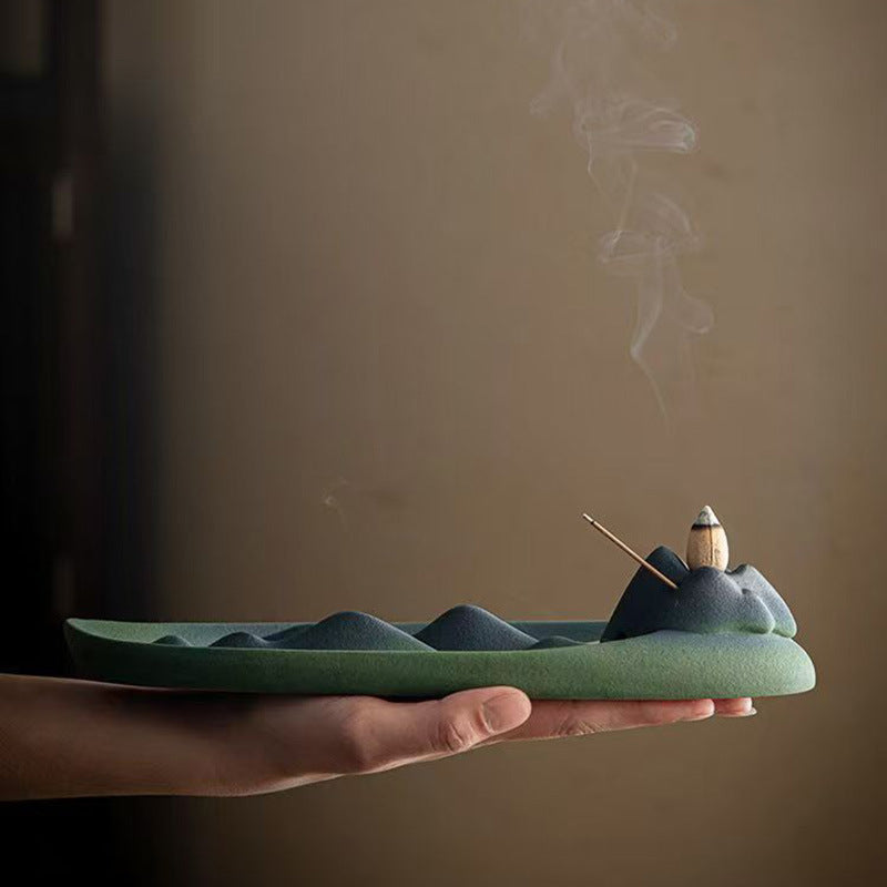 New Zen Jingshan Yunhai Ceramic Backflow Aromatherapy Furnace