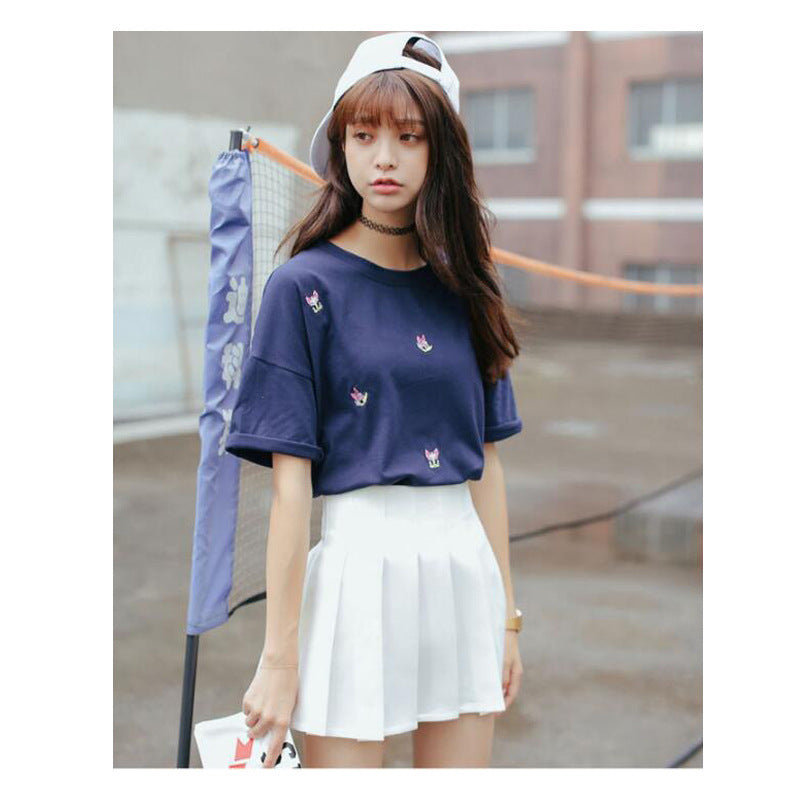 Korean Style Slim-Fit Pleated Skirt – Trendy Summer 2026