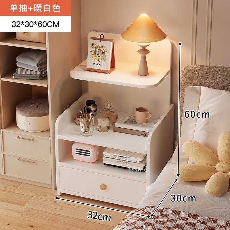 Simple Small Bedside Storage Cabinet for Bedroom