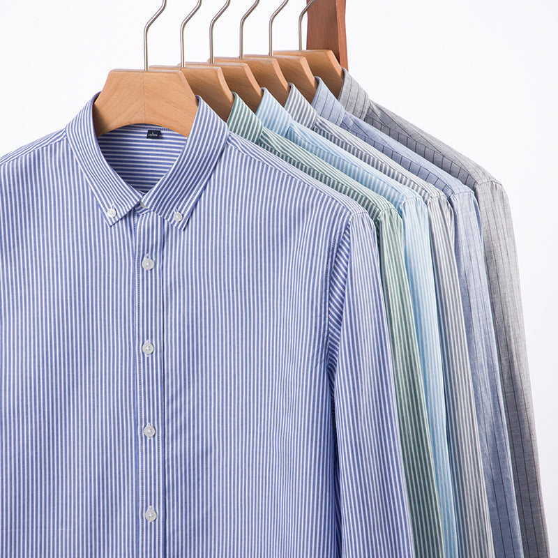100% Cotton Striped Shirt – Casual Breathable Fit