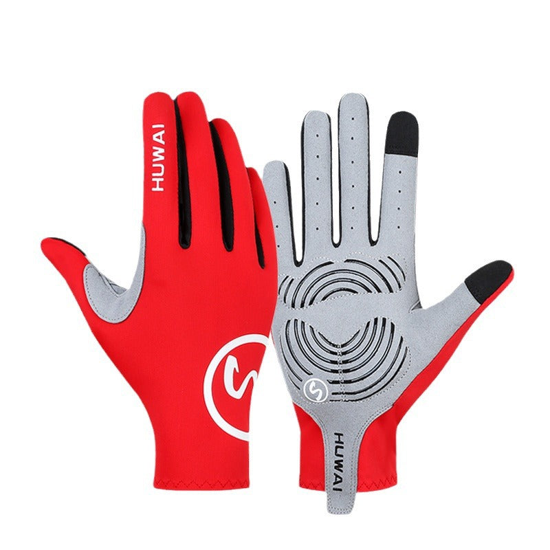 Unisex Microfiber Cycling Gloves – Breathable, Non-Slip