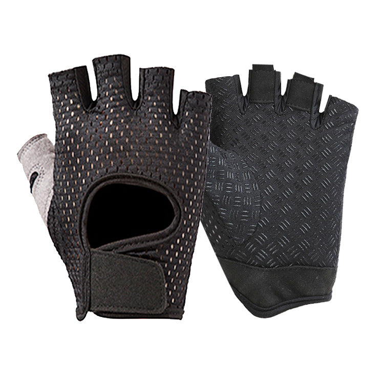 Half-Finger Riding Gloves – Anti-Slip, Shock-Absorbing Breathable