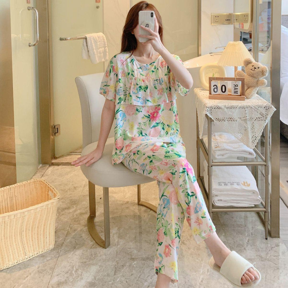 New Cotton Silk Pajamas for Women