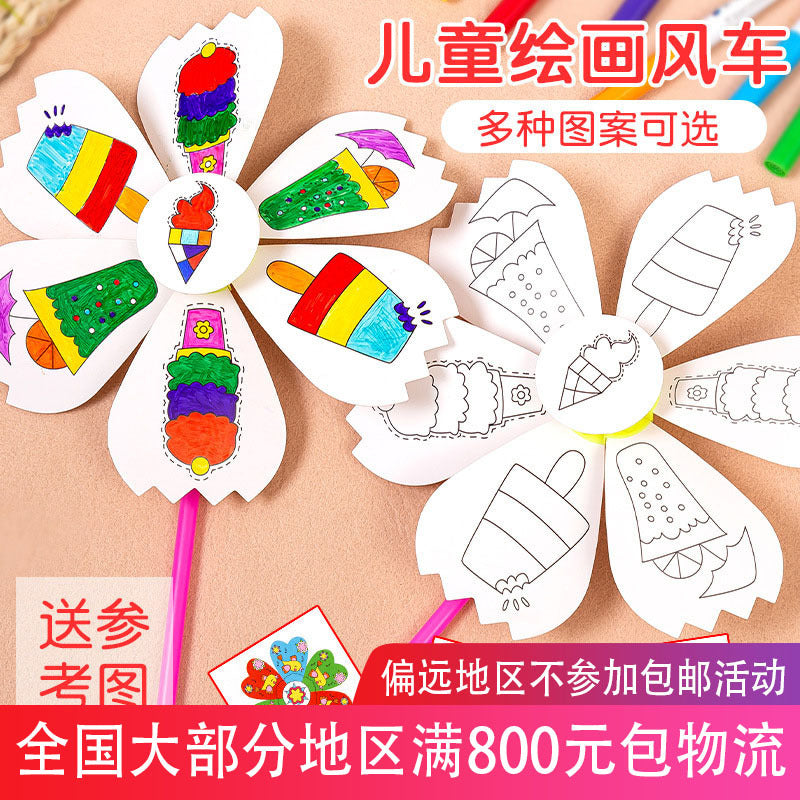 DIY Windmill Painting Kit – Kids Creative Art Toy